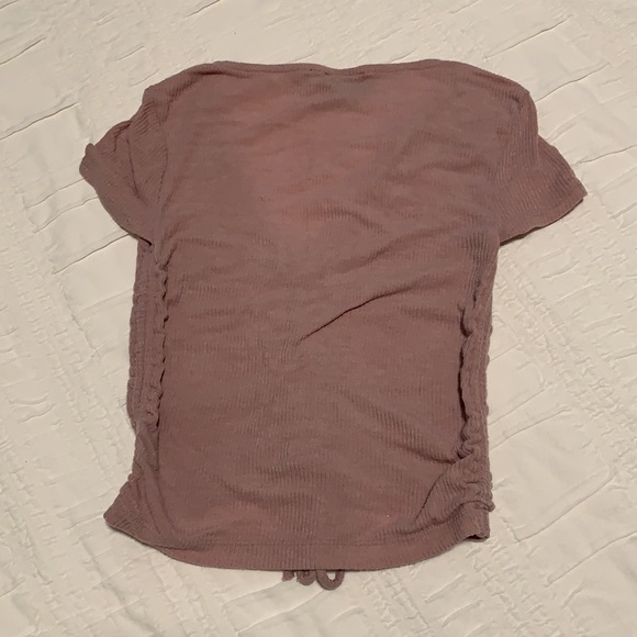 Urban Outfitters Out From Under size S mauve t shirt crop top - Picture 4 of 4